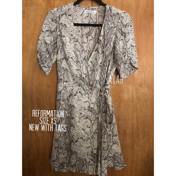 Reformation Wrap Mini Dress - Picture 3 of 6
